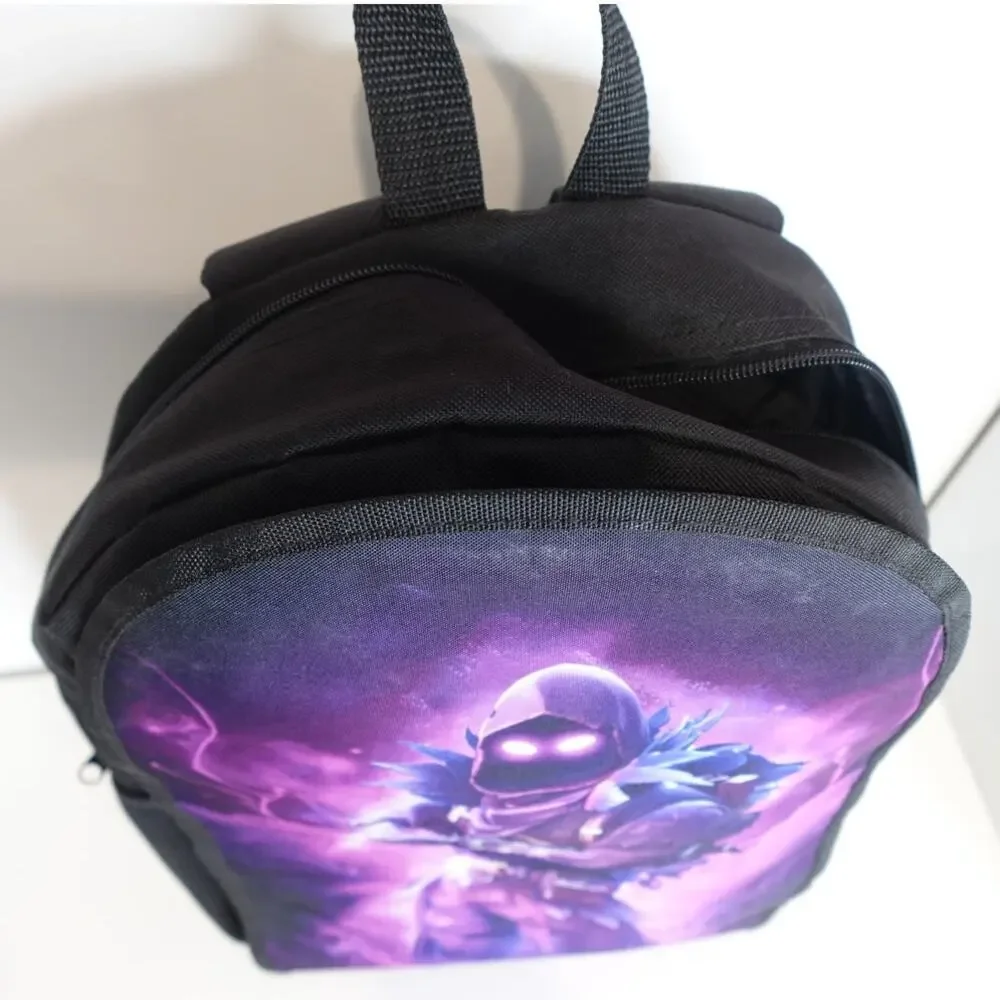 FORNIGHT game Backpack / Purple and Black - Picture 3 of 6